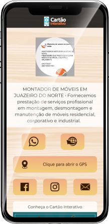 Cartão: Montador de móveis em Juazeiro do Norte