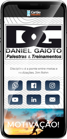 Daniel Gaioto Cartão de Visita Digital | Cartões que Falam