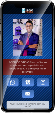 Rodrigo Rodrigues Cartões que Falam | Cartão de Visita Digital