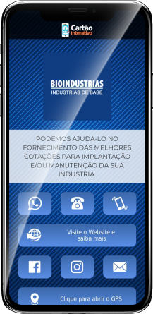Cartão: Bioindustrias