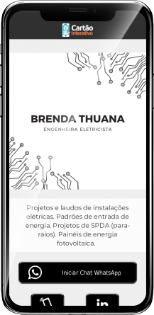 Brenda Thuana de Lima Cartão de Visita Digital | Cartões que Falam