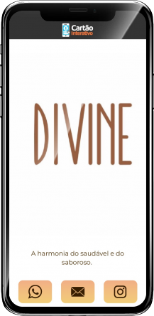 Cartão: Creme Divine